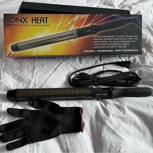 IONX HEAT professional curling wand 1.5”x 8.6”